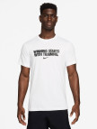 Nike Dri-Fit Winning Erkek Beyaz T-Shirt