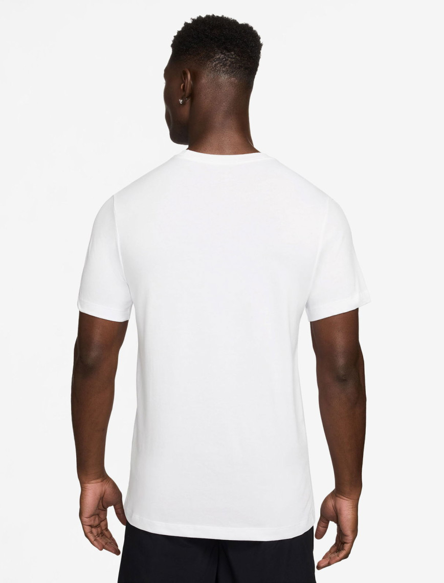 Nike Dri-Fit Winning Erkek Beyaz T-Shirt