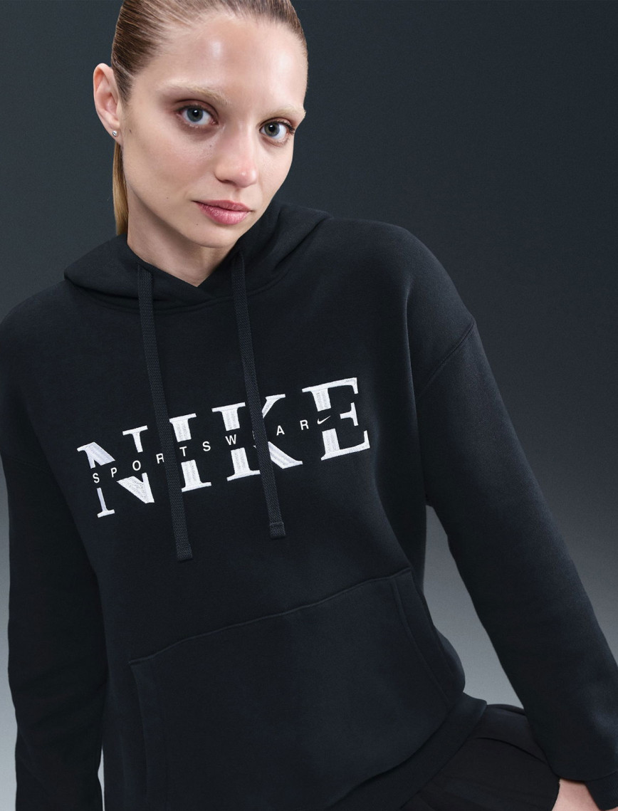 Nike Sportswear Phoenix Fleece Kadın Siyah Sweatshirt Nike Sportswear Phoenix Fleece Kadın Siyah Sweatshirt