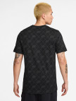 Nike All Over Printed Seasonal Club Erkek Siyah T-Shirt Nike All Over Printed Seasonal Club Erkek Siyah T-Shirt