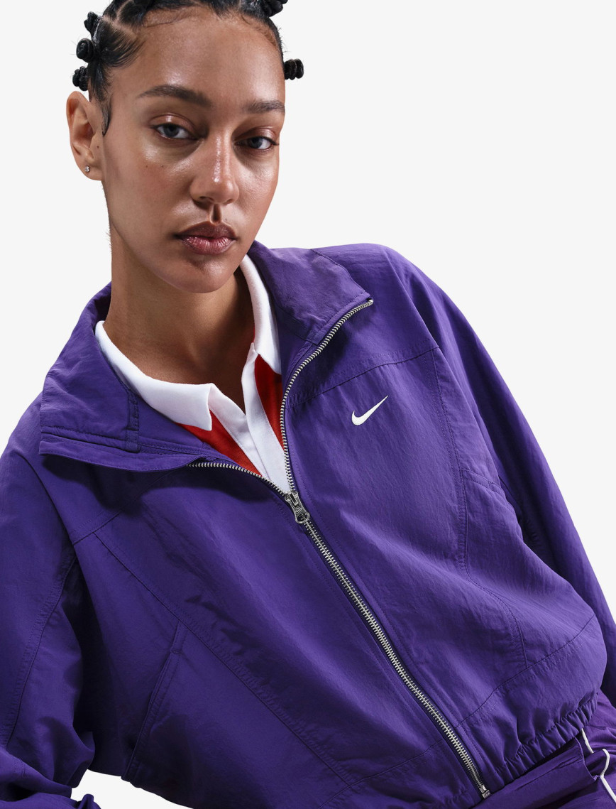 Nike Sportswear Everything Woven Kadın Mor Ceket Nike Sportswear Everything Woven Kadın Mor Ceket