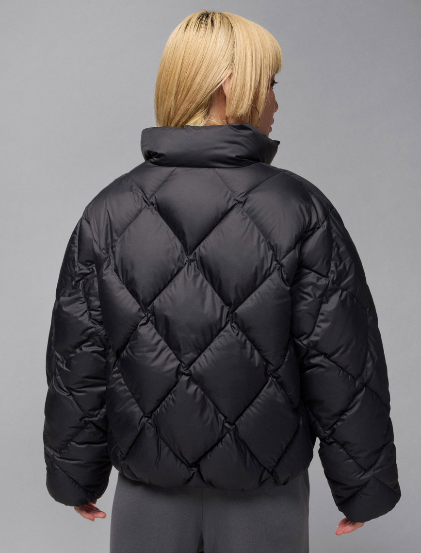 Jordan Brooklyn Puffer Kadın Siyah Mont Jordan Brooklyn Puffer Kadın Siyah Mont