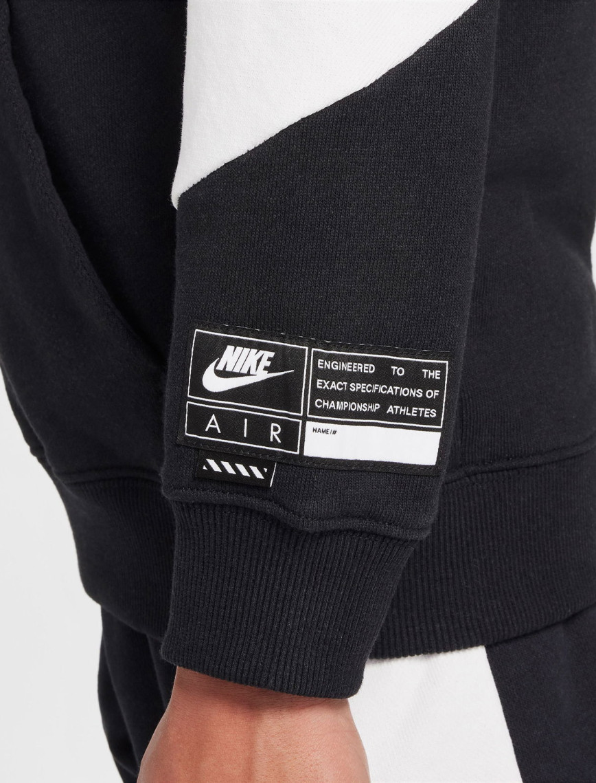 Nike Air Fleece Genç Çocuk Siyah Sweatshirt Nike Air Fleece Genç Çocuk Siyah Sweatshirt