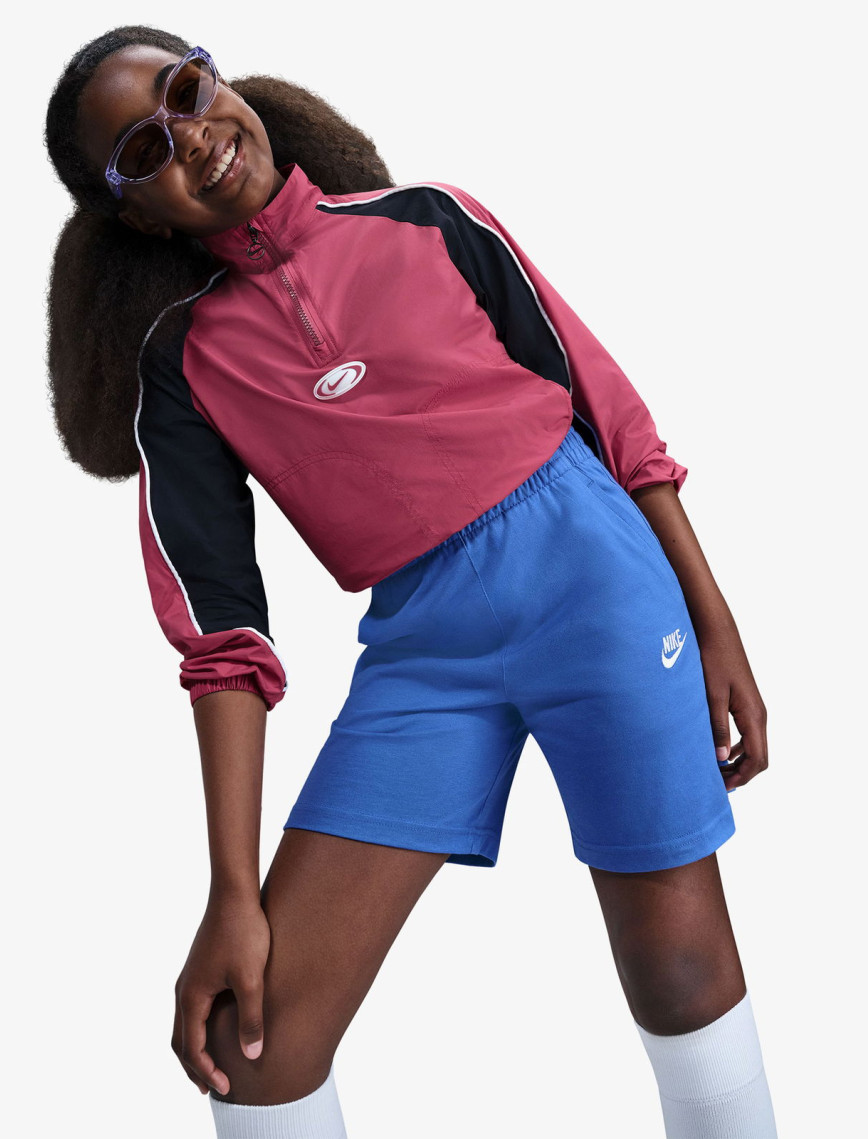 Nike Sportswear Club Knit Genç Çocuk Mavi Şort Nike Sportswear Club Knit Genç Çocuk Mavi Şort