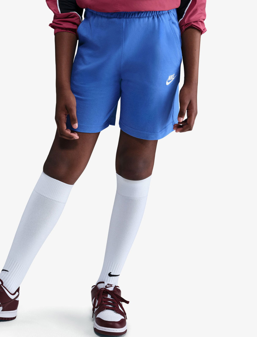 Nike Sportswear Club Knit Genç Çocuk Mavi Şort Nike Sportswear Club Knit Genç Çocuk Mavi Şort