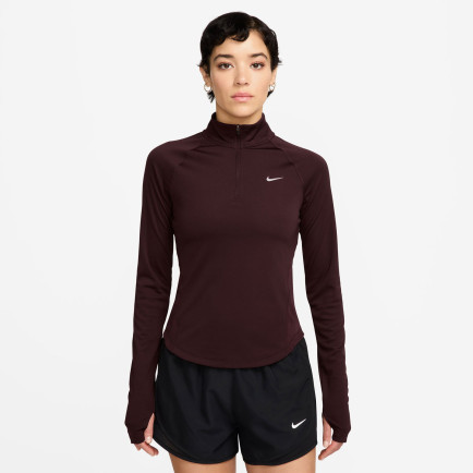 Nike Dri-Fit Tempo Kadın Bordo Sweatshirt Nike Dri-Fit Tempo Kadın Bordo Sweatshirt
