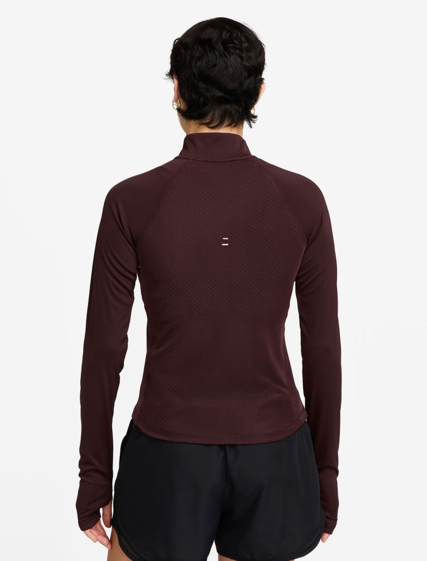 Nike Dri-Fit Tempo Kadın Bordo Sweatshirt Nike Dri-Fit Tempo Kadın Bordo Sweatshirt