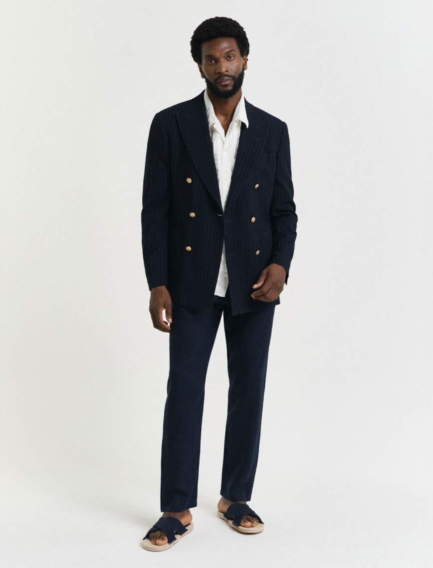 GANT Erkek Lacivert Relaxed Fit Pantolon GANT Erkek Lacivert Relaxed Fit Pantolon