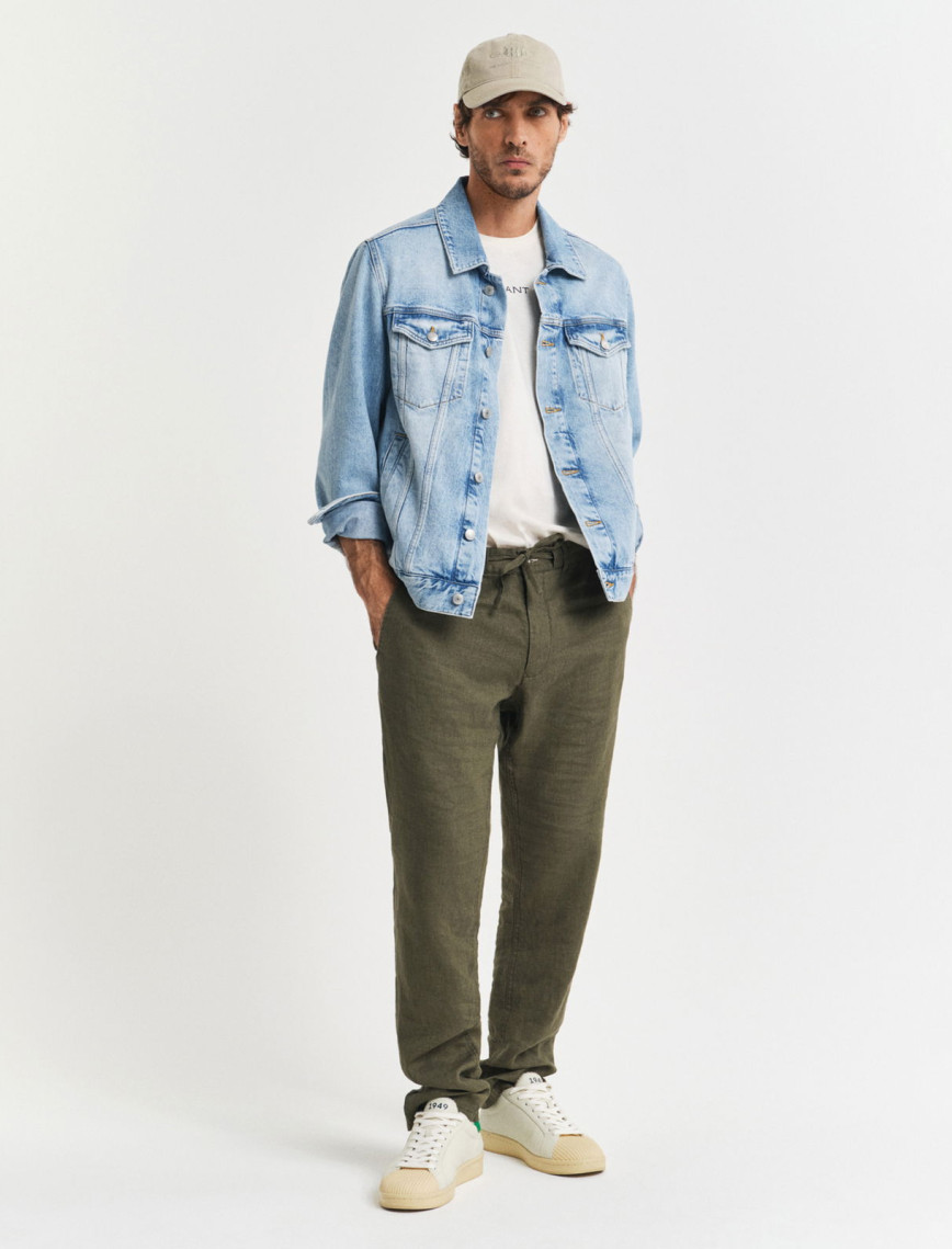 GANT Erkek Yeşil Relaxed Fit Pantolon GANT Erkek Yeşil Relaxed Fit Pantolon