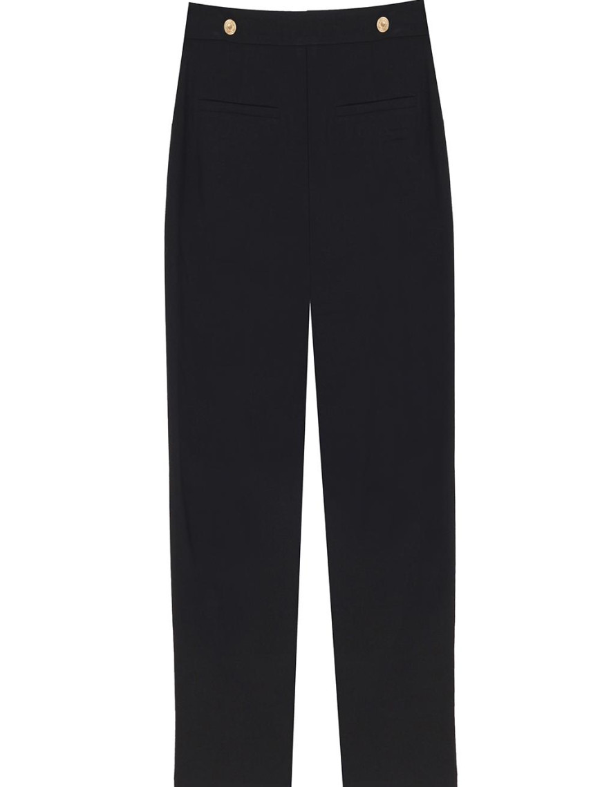 Always Regular Fit Boru Paça Siyah Renk Kadın Pantolon Always Regular Fit Boru Paça Siyah Renk Kadın Pantolon