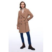 Mona Regular Fit Diz Üstü Takma Kol Erkek Yaka Devetuyu Kaban Mona Regular Fit Diz Üstü Takma Kol Erkek Yaka Devetuyu Kaban