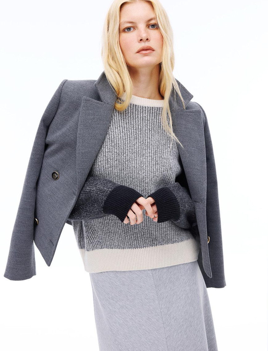 Mona Regular Fit Kısa Boy Takma Kol Erkek Yaka Antrasit Kaban Mona Regular Fit Kısa Boy Takma Kol Erkek Yaka Antrasit Kaban