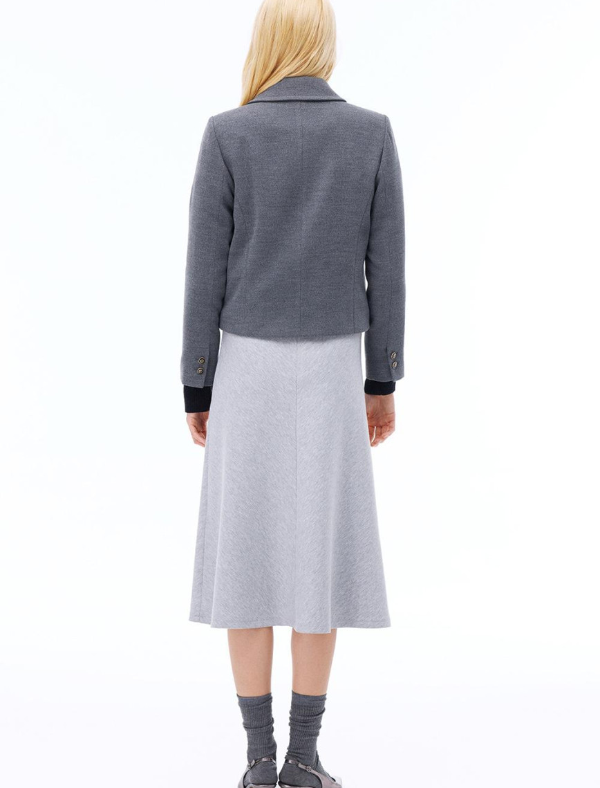 Mona Regular Fit Kısa Boy Takma Kol Erkek Yaka Antrasit Kaban Mona Regular Fit Kısa Boy Takma Kol Erkek Yaka Antrasit Kaban