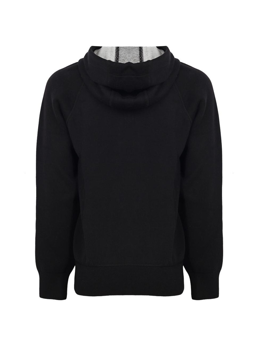 Triko Regular Fit Standart Boy Reglan Kol Kapüşonlu Siyah Kazak Triko Regular Fit Standart Boy Reglan Kol Kapüşonlu Siyah Kazak