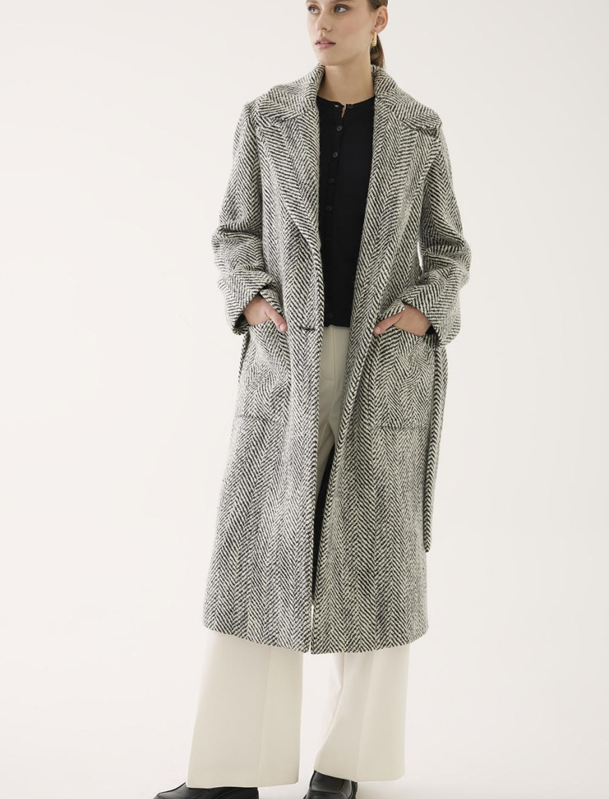 Sadie Siyah Beyaz Renk Kadın Kaban Sadie Siyah Beyaz Renk Kadın Kaban