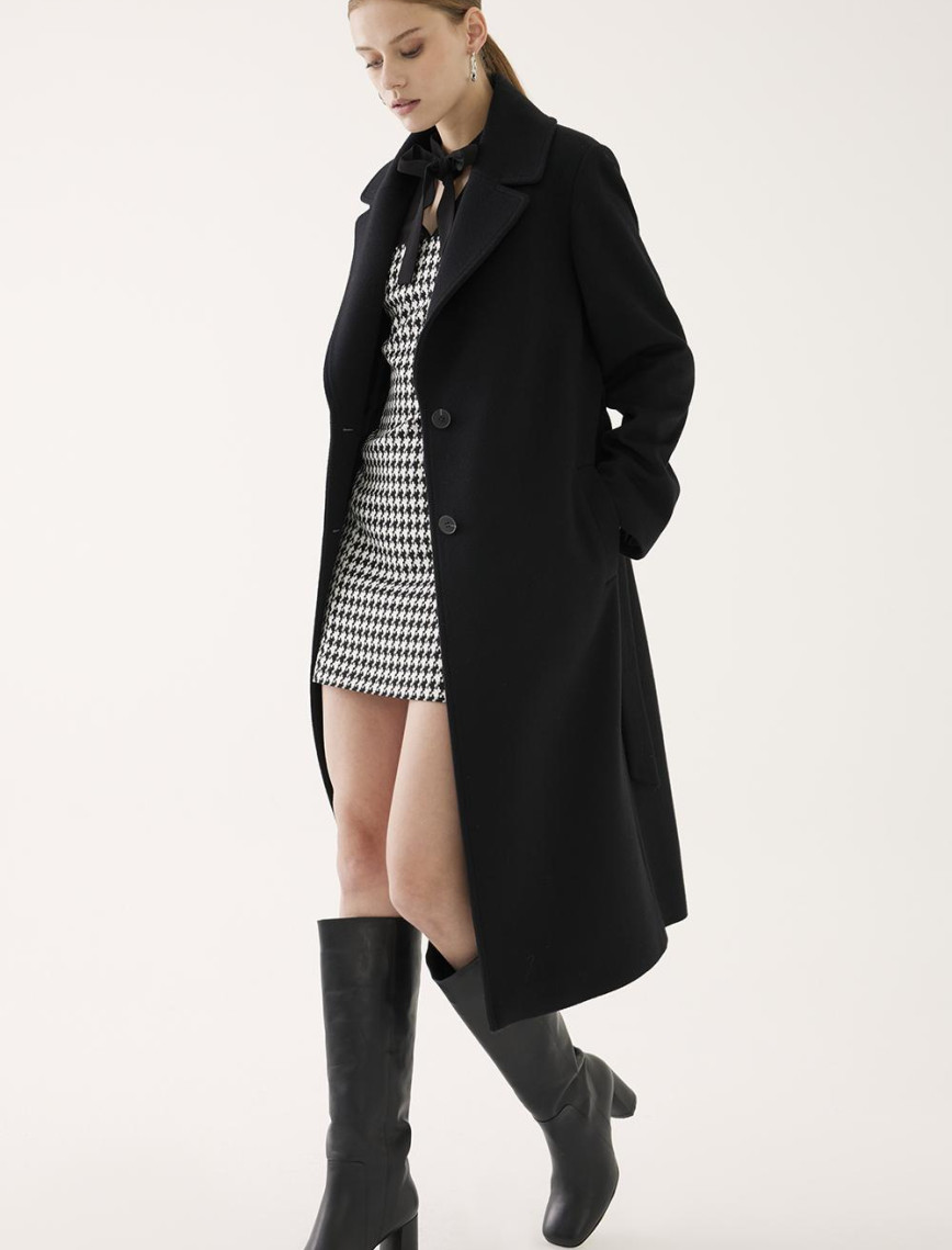 Vincent Siyah Renk Kadın Kaban Vincent Siyah Renk Kadın Kaban