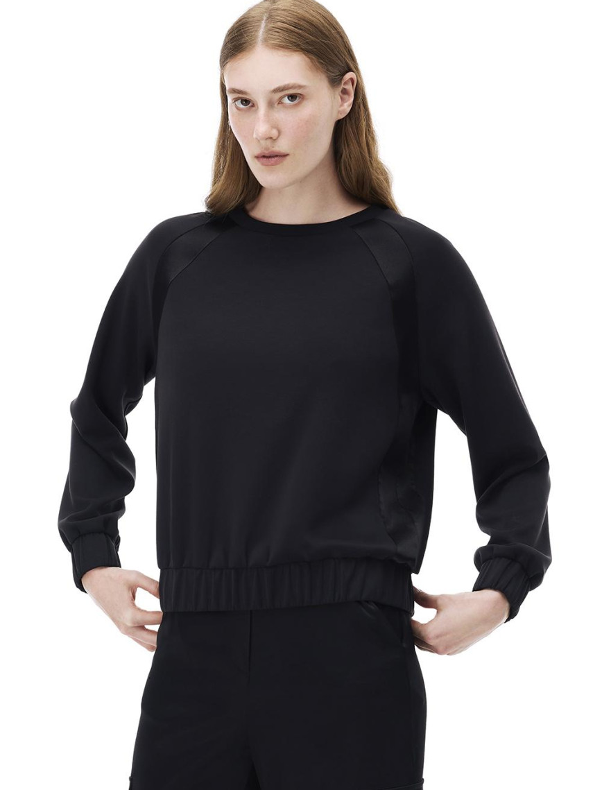 Arnes Regular Fit Standart Boy Reglan Kol Bisiklet Yaka Siyah Ust Arnes Regular Fit Standart Boy Reglan Kol Bisiklet Yaka Siyah Ust