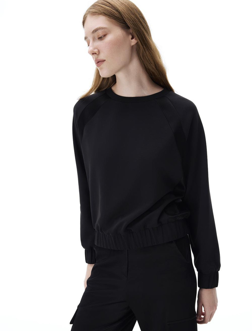 Arnes Regular Fit Standart Boy Reglan Kol Bisiklet Yaka Siyah Ust Arnes Regular Fit Standart Boy Reglan Kol Bisiklet Yaka Siyah Ust