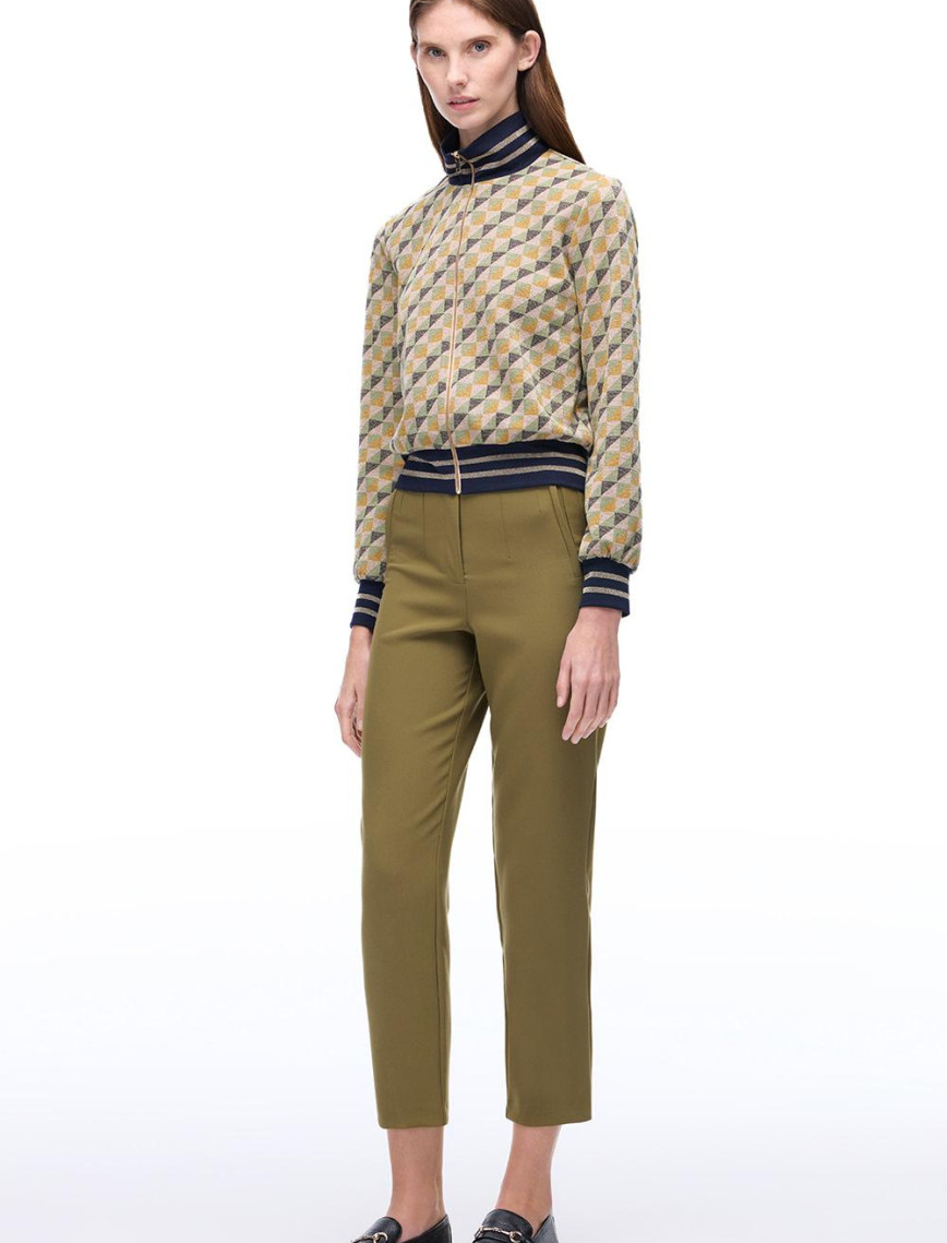 Alcors Slim Fit Geometrik Desen Standart Boy Takma Kol Yarım Dik Yaka Bordo Mont Alcors Slim Fit Geometrik Desen Standart Boy Takma Kol Yarım Dik Yaka Bordo Mont