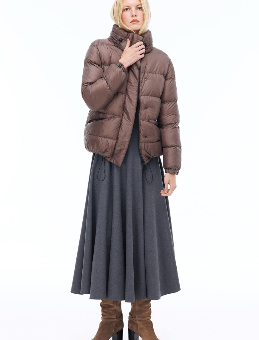 Awans Regular Fit Kısa Boy Takma Kol Hakim Yaka Vizon Mont Awans Regular Fit Kısa Boy Takma Kol Hakim Yaka Vizon Mont