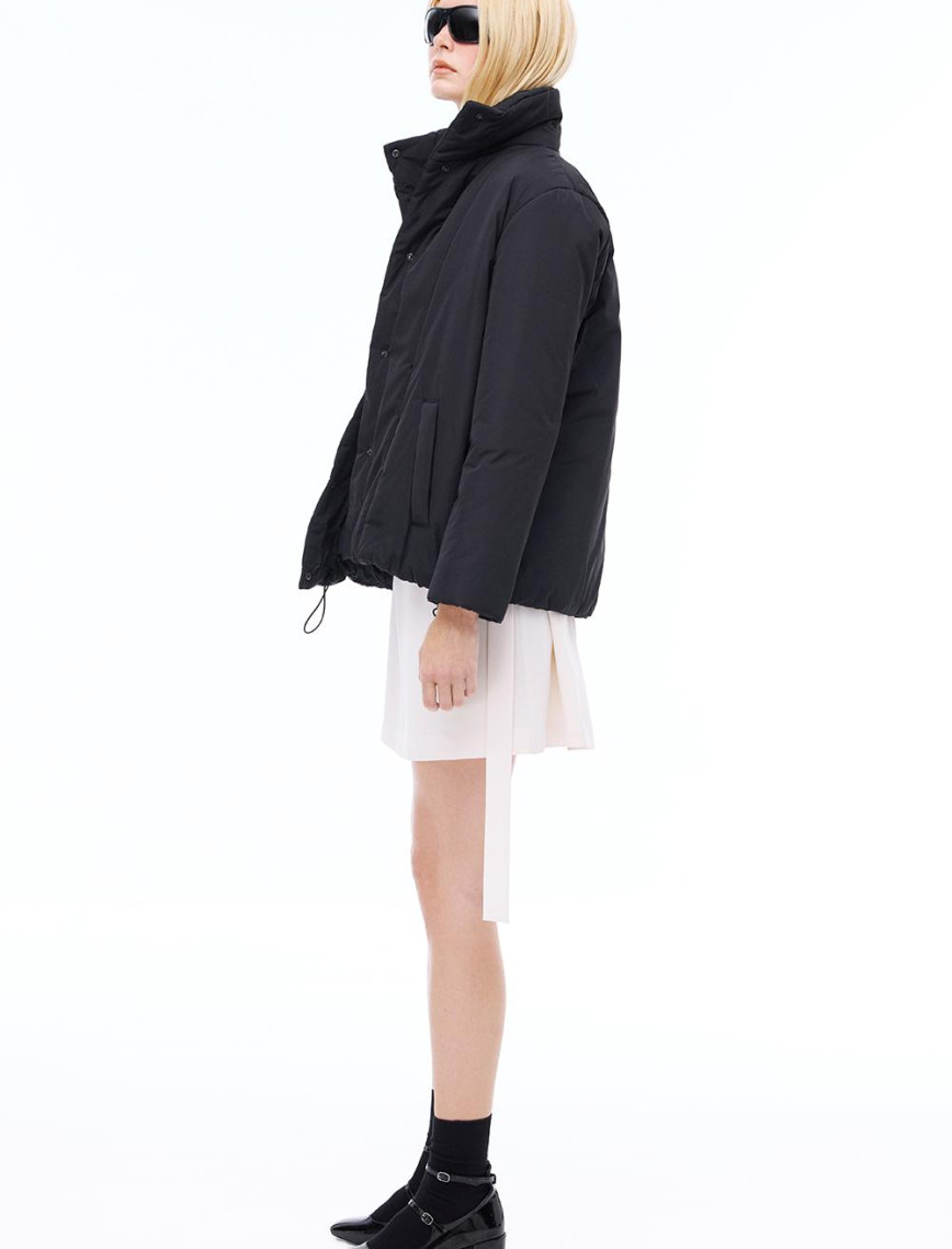 Awans Rahat Kalıp Kısa Boy Takma Kol Hakim Yaka Siyah Mont Awans Rahat Kalıp Kısa Boy Takma Kol Hakim Yaka Siyah Mont