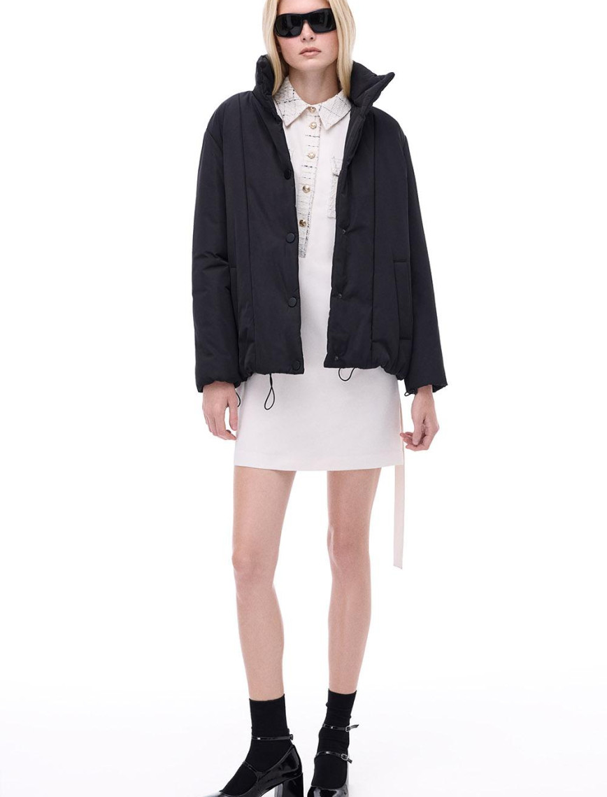 Awans Rahat Kalıp Kısa Boy Takma Kol Hakim Yaka Siyah Mont Awans Rahat Kalıp Kısa Boy Takma Kol Hakim Yaka Siyah Mont