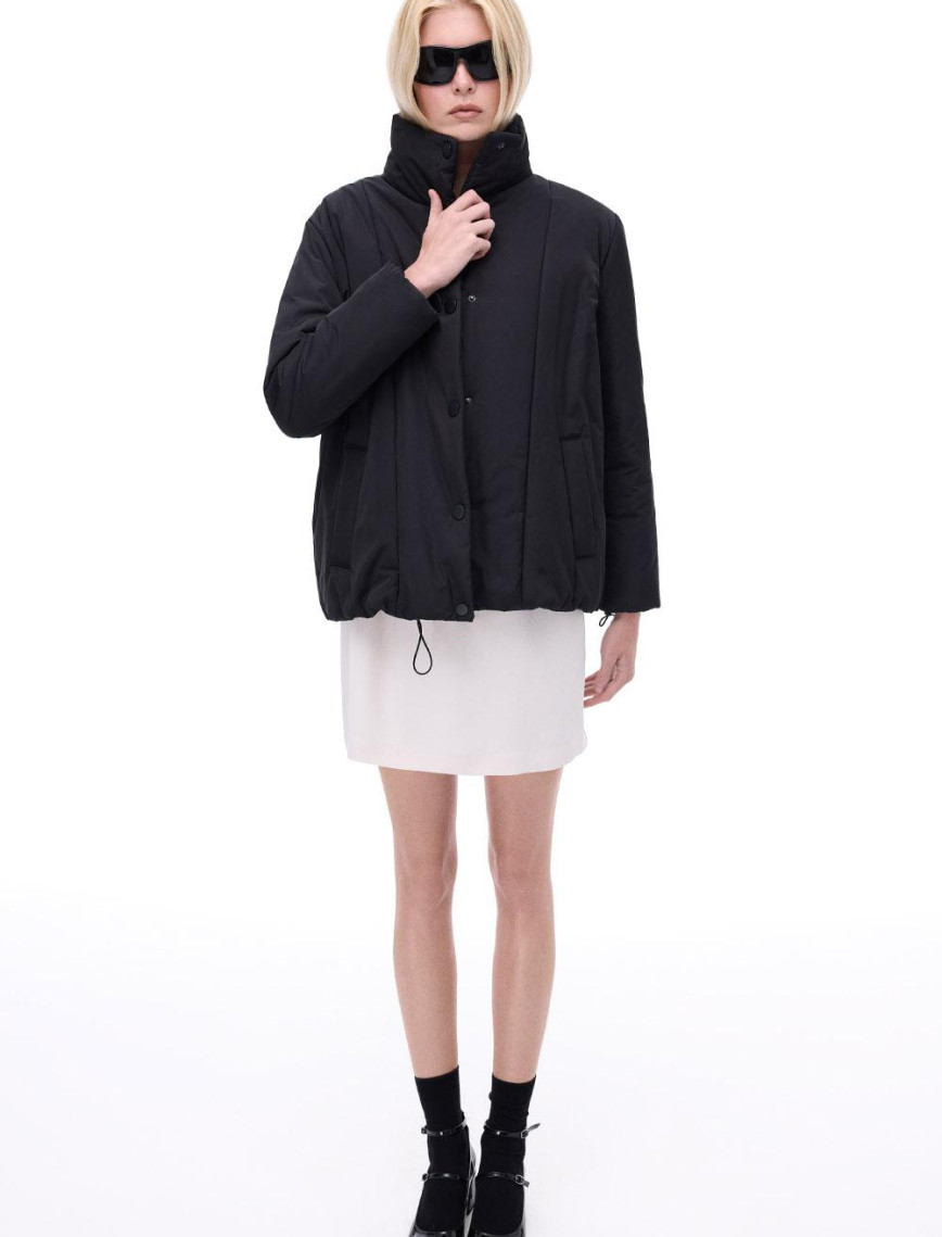 Awans Rahat Kalıp Kısa Boy Takma Kol Hakim Yaka Siyah Mont Awans Rahat Kalıp Kısa Boy Takma Kol Hakim Yaka Siyah Mont