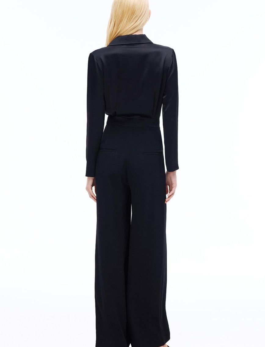 Pandoras Rahat Kalıp Uzun Boy Takma Kol Ceket Yaka Siyah Tulum Pandoras Rahat Kalıp Uzun Boy Takma Kol Ceket Yaka Siyah Tulum