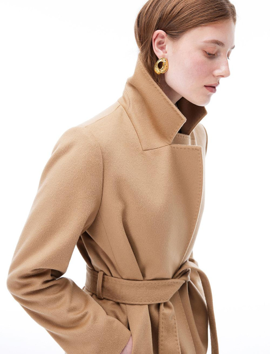 Candys Regular Fit Diz Altı Takma Kol Ceket Yaka Devetuyu Kaban Candys Regular Fit Diz Altı Takma Kol Ceket Yaka Devetuyu Kaban