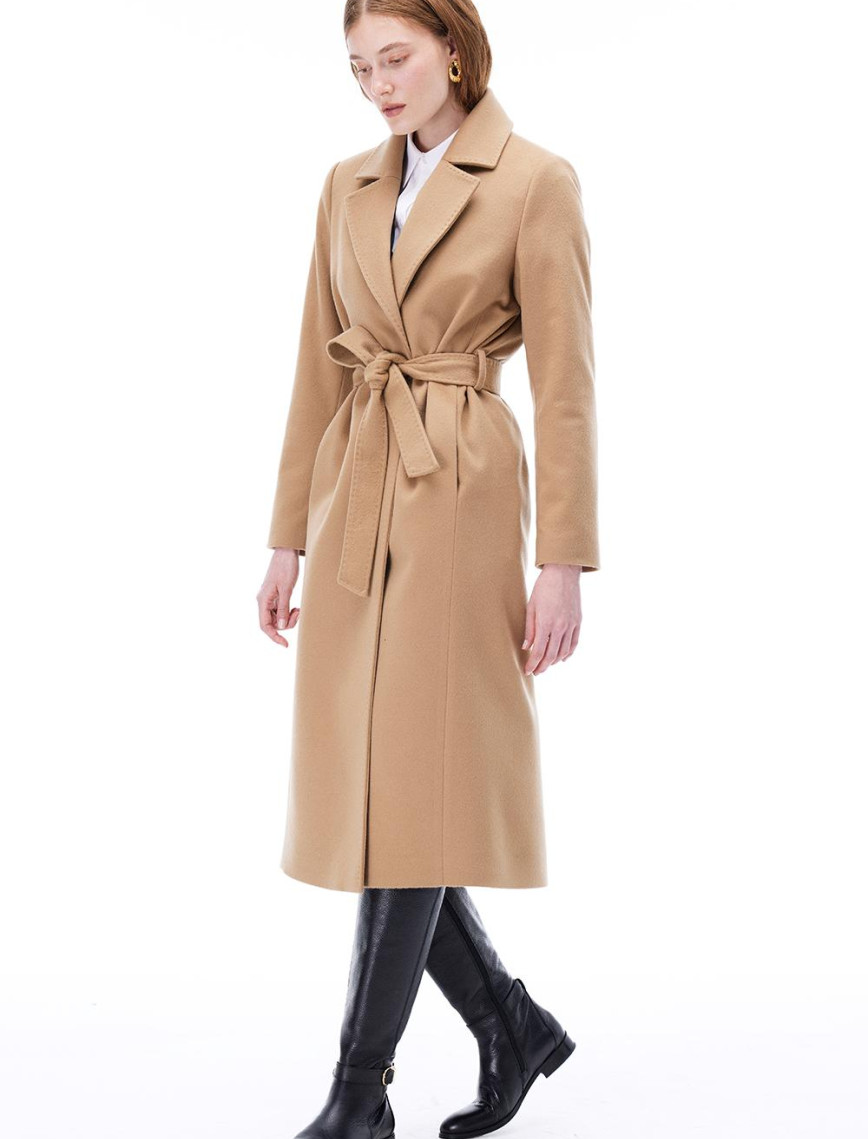 Candys Regular Fit Diz Altı Takma Kol Ceket Yaka Devetuyu Kaban Candys Regular Fit Diz Altı Takma Kol Ceket Yaka Devetuyu Kaban