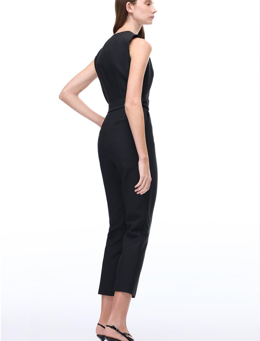 Morningstar Regular Fit Uzun Boy Sıfır Kol Erkek Yaka Siyah Tulum Morningstar Regular Fit Uzun Boy Sıfır Kol Erkek Yaka Siyah Tulum