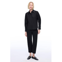 Amelias Regular Fit Standart Boy Takma Kol Gömlek Yaka Siyah Gömlek Amelias Regular Fit Standart Boy Takma Kol Gömlek Yaka Siyah Gömlek