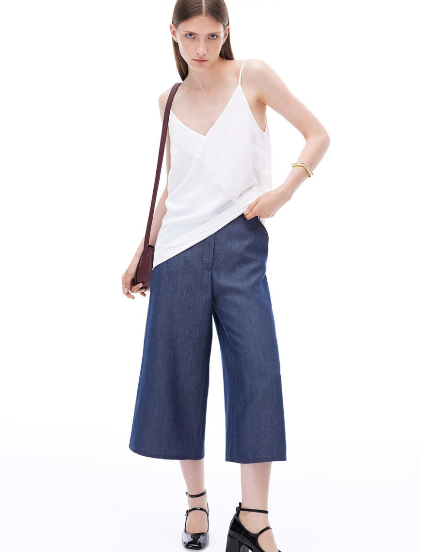 Latibule Regular Fit Diz Altı Indıgo Sort Latibule Regular Fit Diz Altı Indıgo Sort