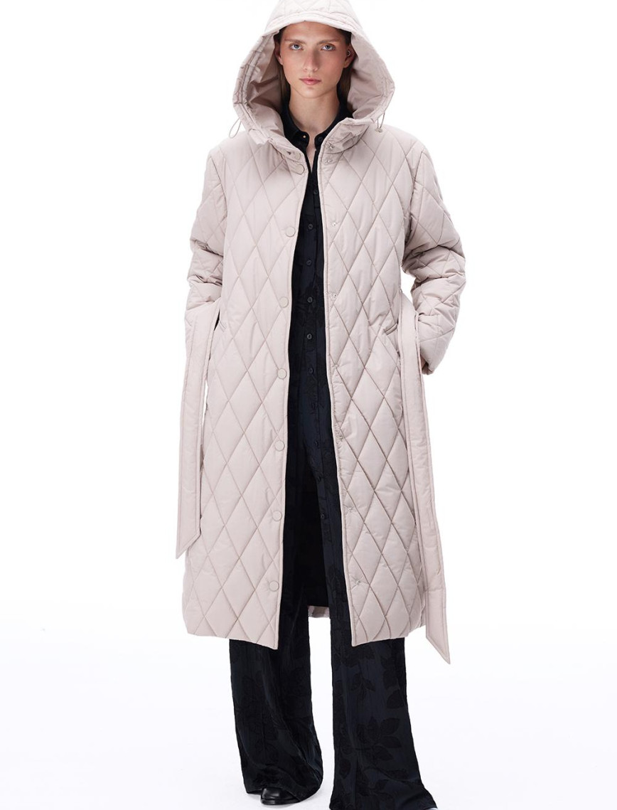 Awans Regular Fit Diz Altı Takma Kol Hakim Yaka Bej Mont Awans Regular Fit Diz Altı Takma Kol Hakim Yaka Bej Mont