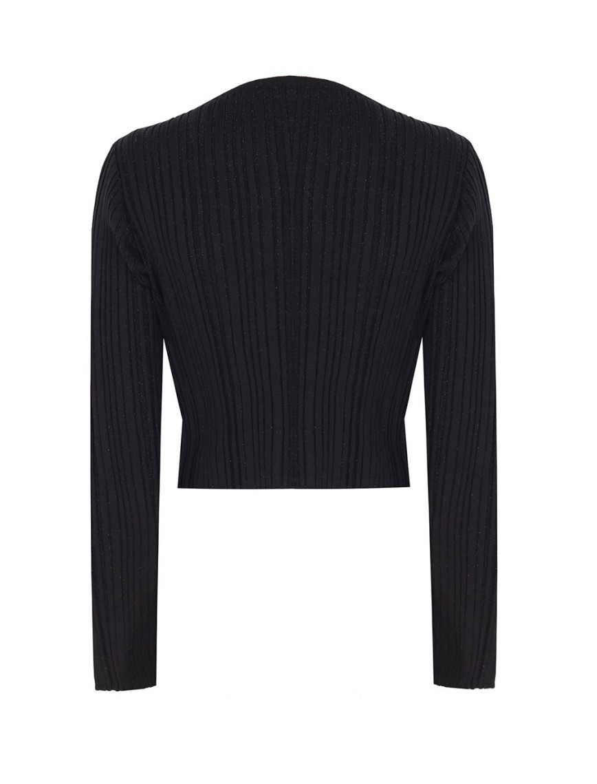 C807 Triko Bele Oturan V-Yaka Triko Hırka C807 Triko Bele Oturan V-Yaka Triko Hırka