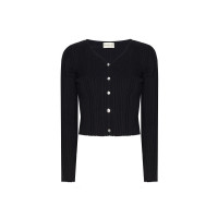 C807 Triko Bele Oturan V-Yaka Triko Hırka C807 Triko Bele Oturan V-Yaka Triko Hırka