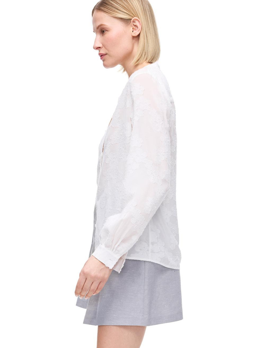 Ekru Bris Regular Fit Uzun Kol Gömlek