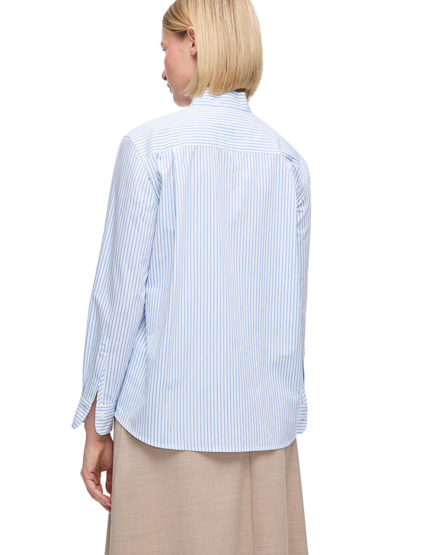 Mavi Beyaz Bowens Rahat Kalıp Uzun Kol Gömlek Mavi Beyaz Bowens Rahat Kalıp Uzun Kol Gömlek