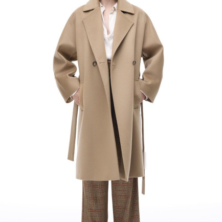 Candys Regular Fit Diz Altı Yarasa Kol Ceket Yaka Devetuyu Kaban