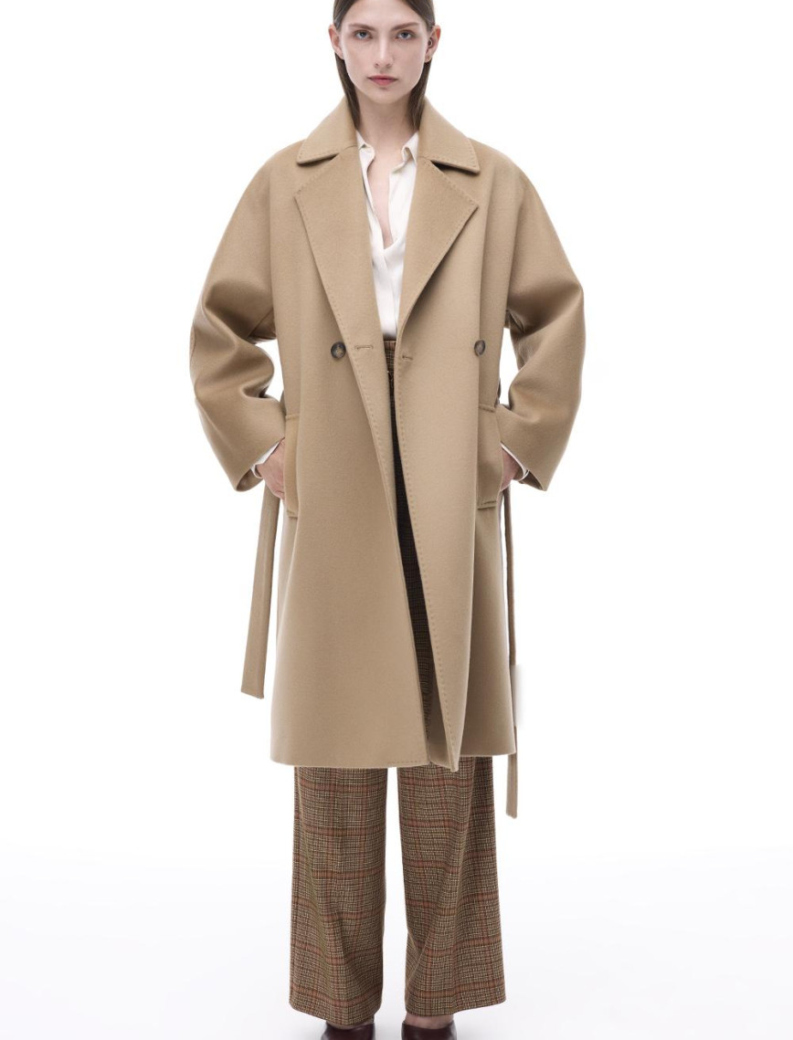 Candys Regular Fit Diz Altı Yarasa Kol Ceket Yaka Devetuyu Kaban Candys Regular Fit Diz Altı Yarasa Kol Ceket Yaka Devetuyu Kaban