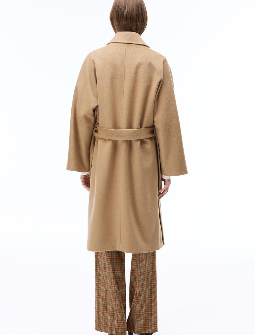 Candys Regular Fit Diz Altı Yarasa Kol Ceket Yaka Devetuyu Kaban Candys Regular Fit Diz Altı Yarasa Kol Ceket Yaka Devetuyu Kaban