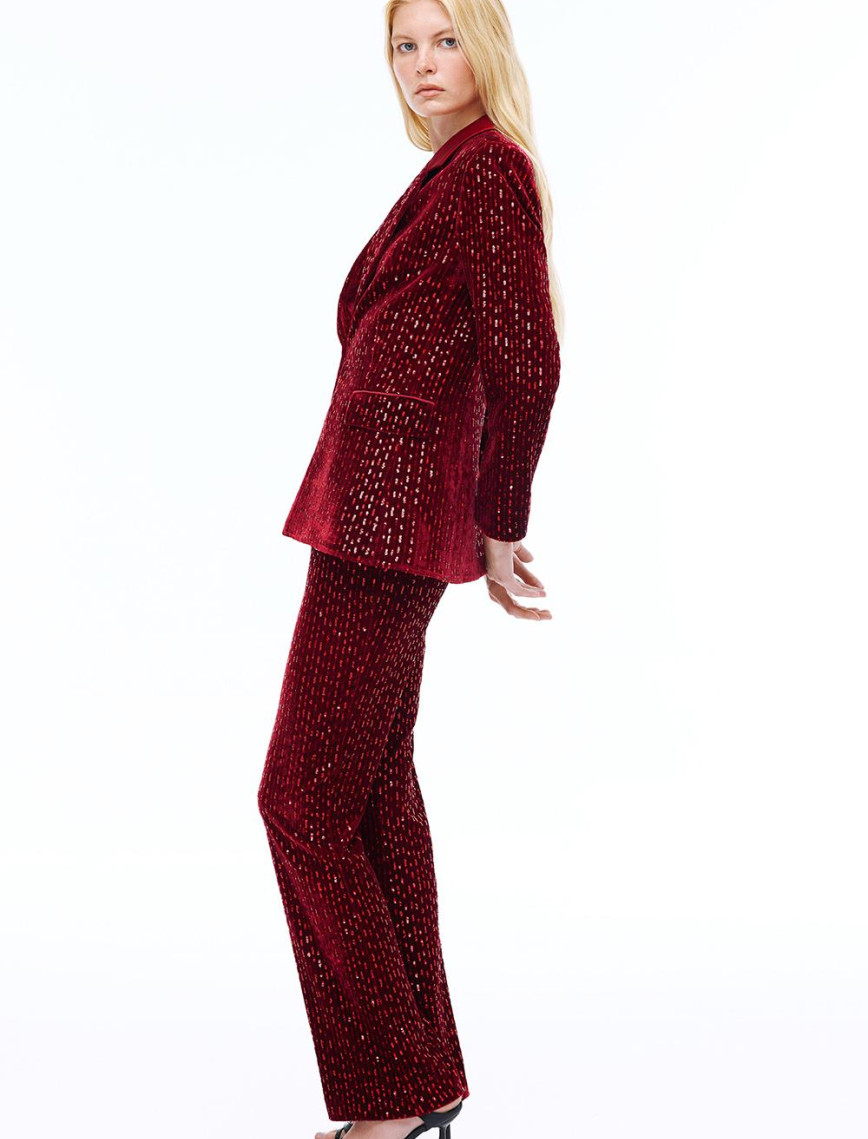 Donicas Slim Fit Basen Altı Boy Takma Kol Ceket Yaka Bordo Ceket Donicas Slim Fit Basen Altı Boy Takma Kol Ceket Yaka Bordo Ceket