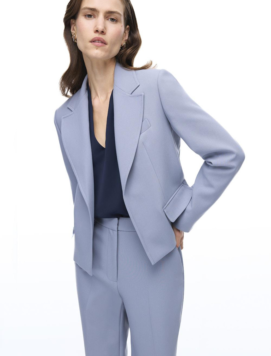 Morningstar Regular Fit Kısa Boy Takma Kol Erkek Yaka Gri Ceket Morningstar Regular Fit Kısa Boy Takma Kol Erkek Yaka Gri Ceket