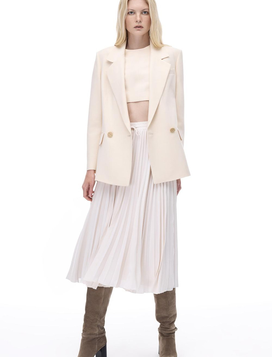 Seras Rahat Kalıp Standart Boy Takma Kol Ceket Yaka Bej Ceket Seras Rahat Kalıp Standart Boy Takma Kol Ceket Yaka Bej Ceket