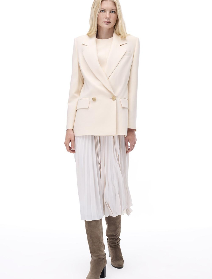 Seras Rahat Kalıp Standart Boy Takma Kol Ceket Yaka Bej Ceket Seras Rahat Kalıp Standart Boy Takma Kol Ceket Yaka Bej Ceket