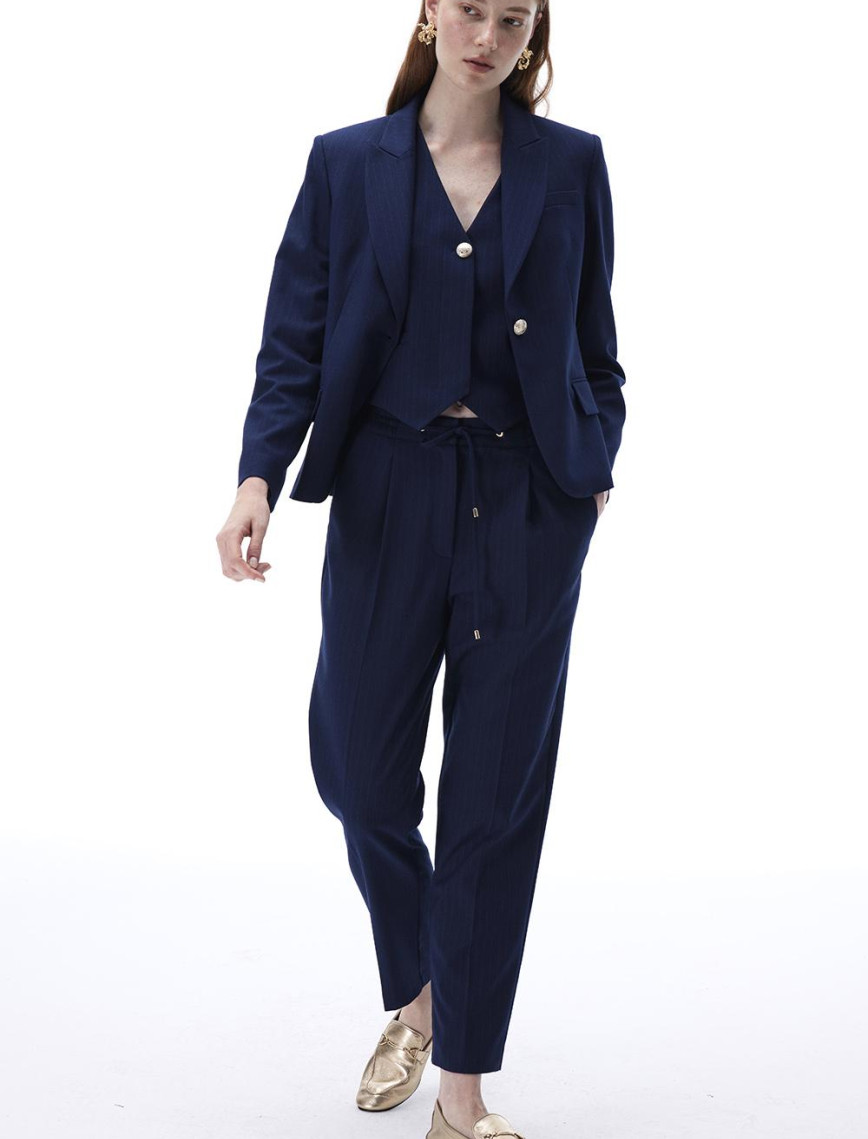 Actors Slim Fit Kısa Boy Takma Kol Ceket Yaka Lacivert Ceket Actors Slim Fit Kısa Boy Takma Kol Ceket Yaka Lacivert Ceket