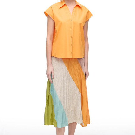 Turuncu Albas Regular Fit Gömlek