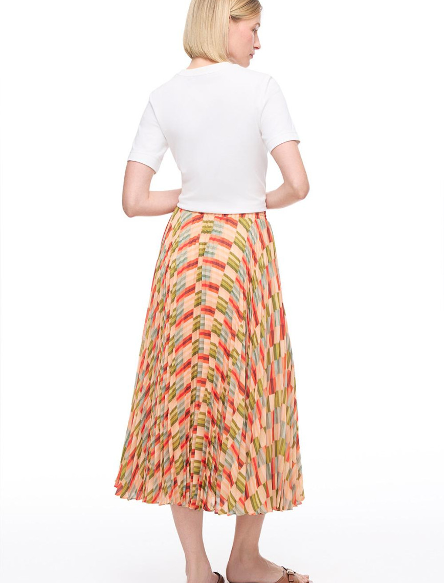 Yüksek Bel Düz Kesim Midi Etek Yüksek Bel Düz Kesim Midi Etek