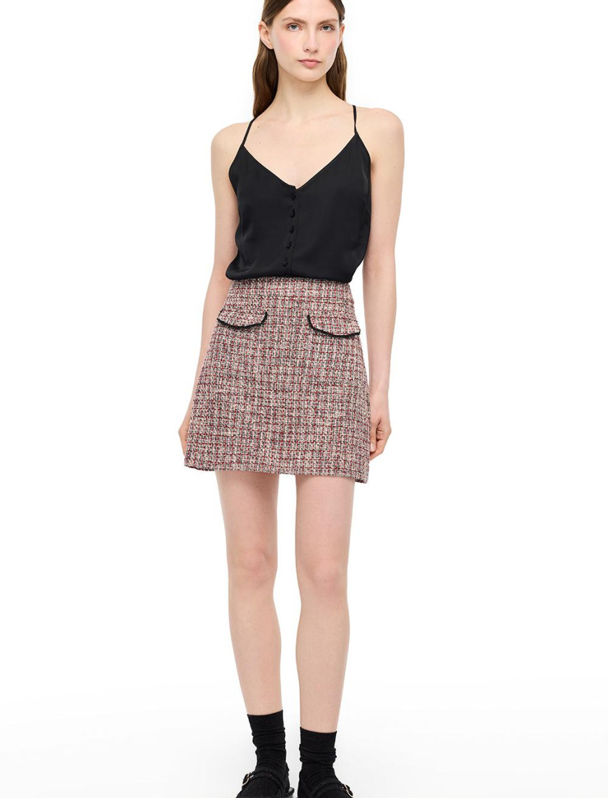 Çok Renkli Mons Regular Fit Düşük Bel Standart Boy Etek Çok Renkli Mons Regular Fit Düşük Bel Standart Boy Etek