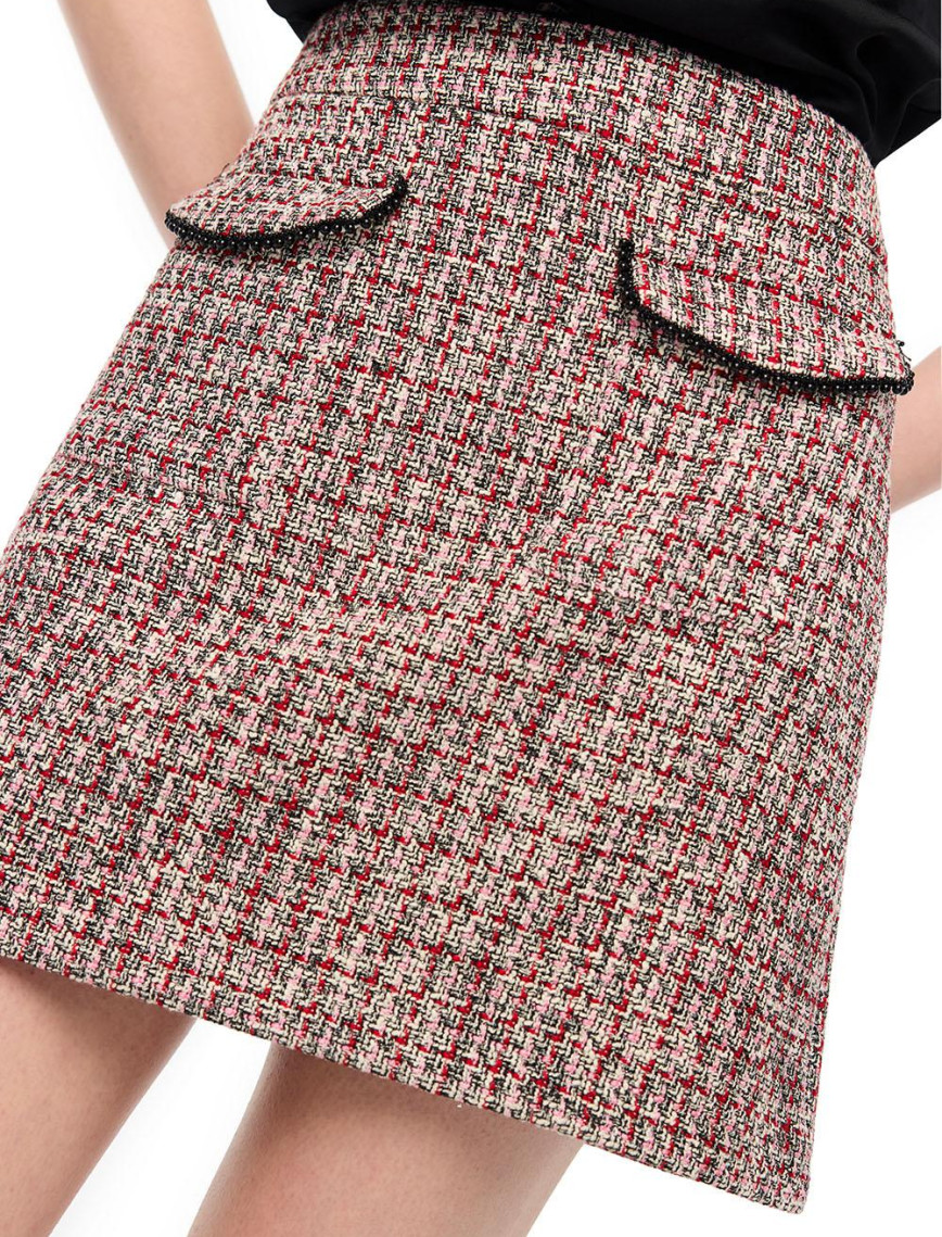 Çok Renkli Mons Regular Fit Düşük Bel Standart Boy Etek Çok Renkli Mons Regular Fit Düşük Bel Standart Boy Etek